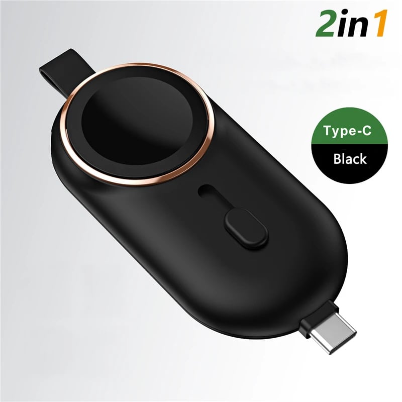 MSL 2000mAh Magnetic Wireless Charger for Apple Watch and iPhone