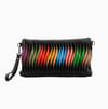 "Iris" Rainbow wristlet/clutch/crossbody