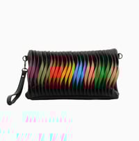 "Iris" Rainbow wristlet/clutch/crossbody