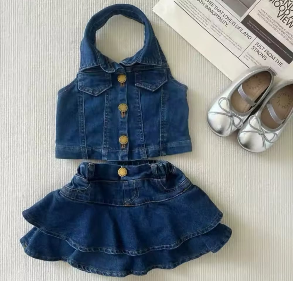Image of Delilah Denim 2pcs Set