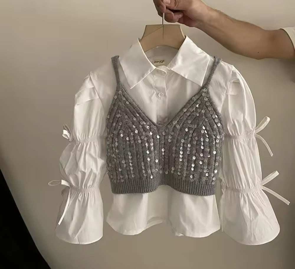 Image of Charmaine Overlay Shirt 