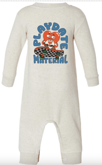 Image 2 of 'Playdate Material' Baby Romper