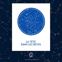 Image 1 of Carte stellaire · La tête dans les rêves