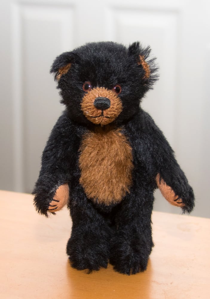 Image of "Smokey" mohair Teddy Bear 