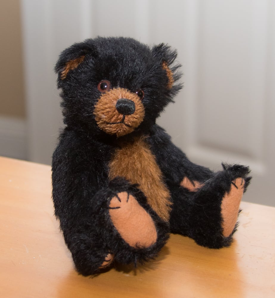 Image of "Smokey" mohair Teddy Bear 