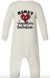 Image 3 of 'Mama's Valentine' Baby Romper