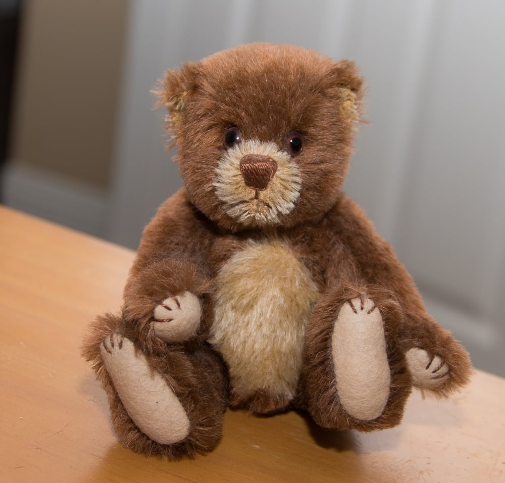 Image of "Rocket" mohair teddy bear