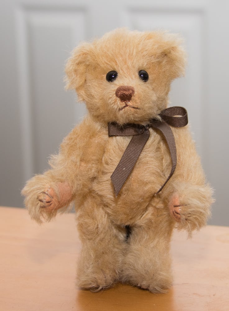 Image of "Honey" Mohair Teddy Bear