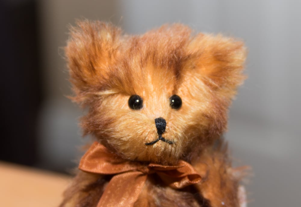 Image of "Cinnamon" MINI Mohair Teddy Bear