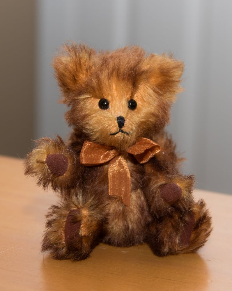 Image of "Cinnamon" MINI Mohair Teddy Bear