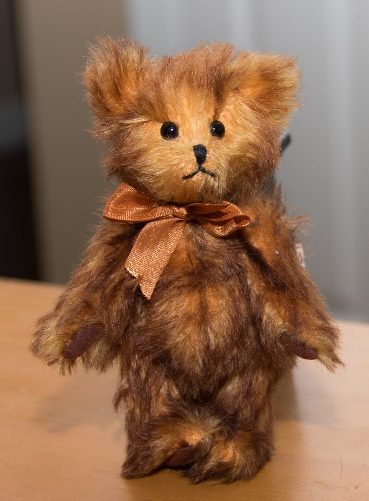 Image of "Cinnamon" MINI Mohair Teddy Bear