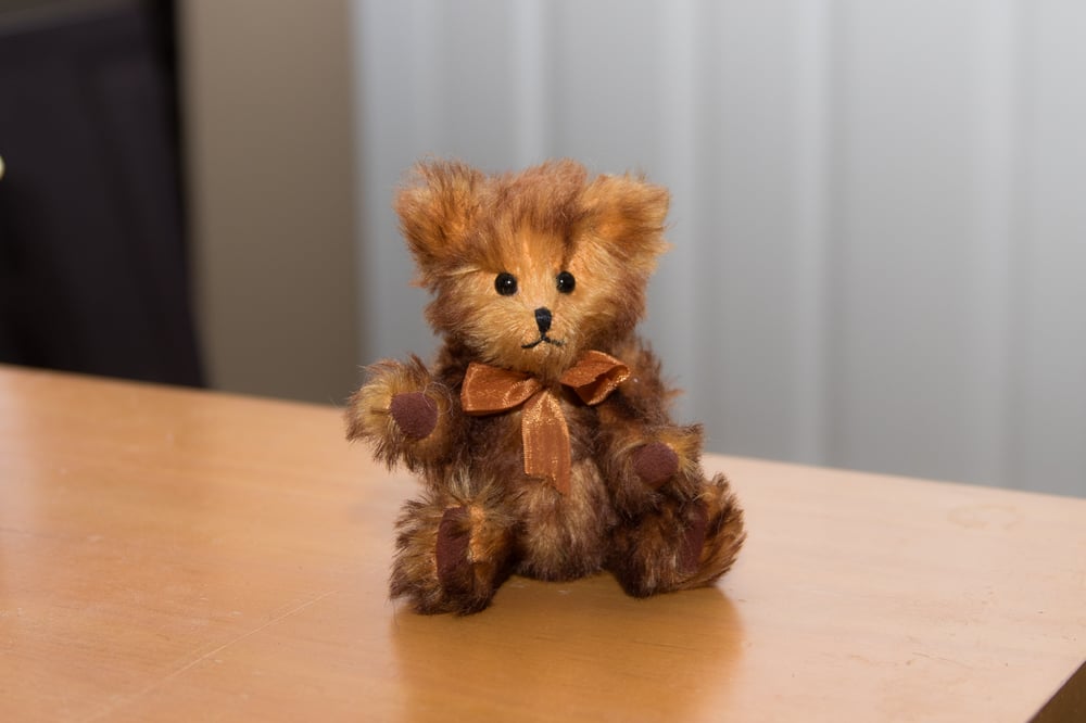 Image of "Cinnamon" MINI Mohair Teddy Bear