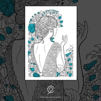 Image 2 of Femme Art nouveau #1