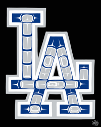 NATIVE LA DODGERS Stickers