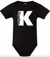 Image 4 of Custom Baby Onesie - Initial and Name