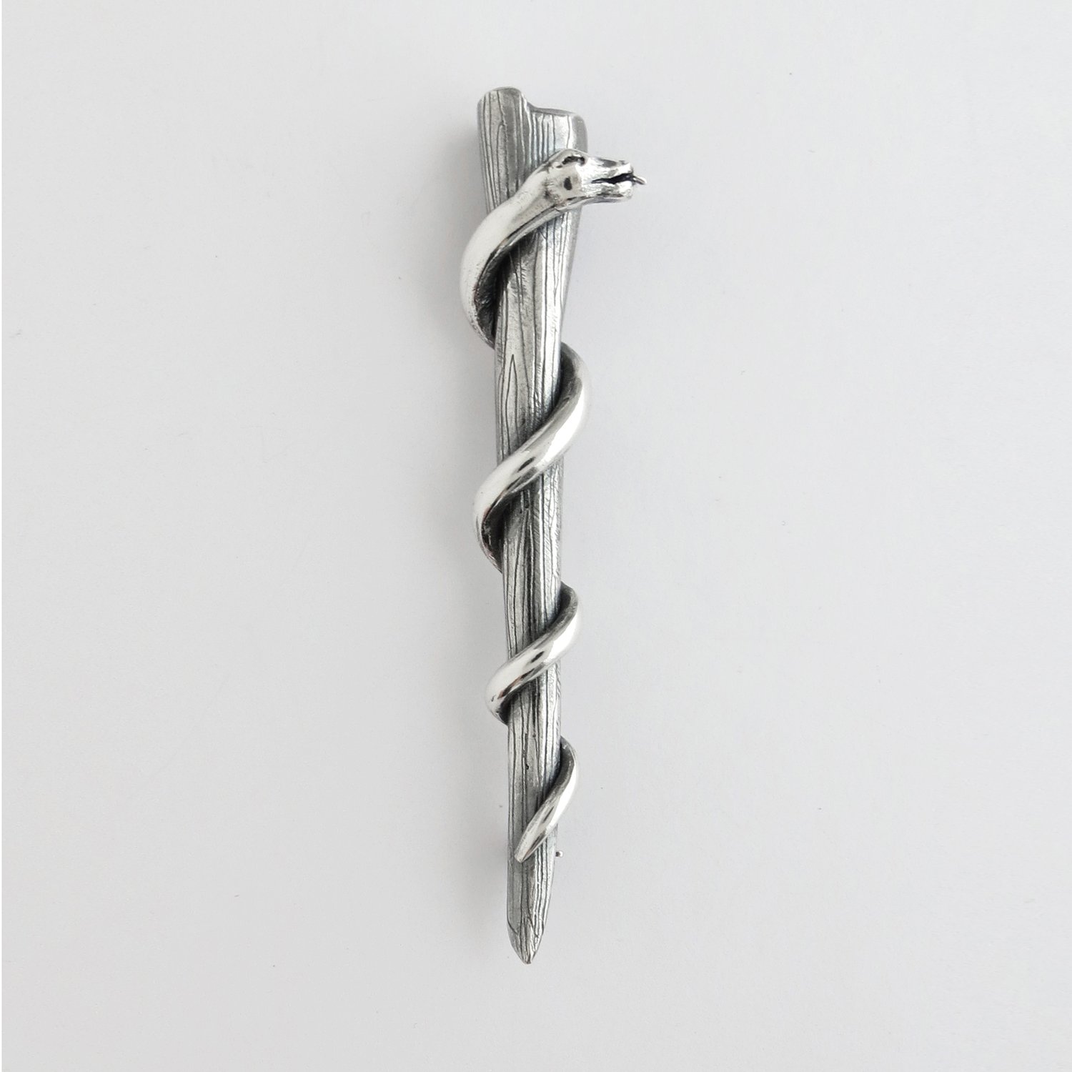 Image of Rod of Asclepius Kilt Pin