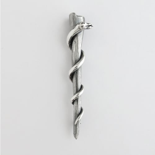Image of Rod of Asclepius Kilt Pin