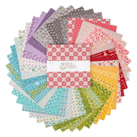 Image 2 of PIECE AND PLENTY 10" Stacker 42 pc  by Lori Holt for Riley Blake Designs