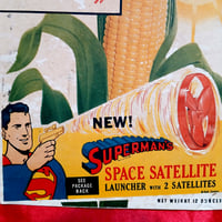 Image 2 of Kelloggs Corn Flakes - Superman Space Satellite Gun - Large Size (1956) - box front