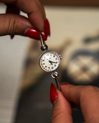 Image 1 of Silver bangle watch