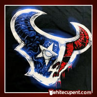 Image 2 of Texans Skull hoodie