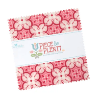 Image 1 of PIECE AND PLENTY 5" Stacker 42 pc  by Lori Holt for Riley Blake Designs