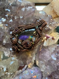 Image 2 of Purple Labradorite with accent stones 