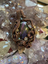 Image 4 of Purple Labradorite with accent stones 