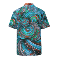 Image 4 of La Baja Oxidado button up shirt