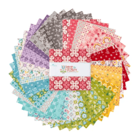Image 3 of PIECE AND PLENTY 5" Stacker 42 pc  by Lori Holt for Riley Blake Designs