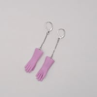 Image 1 of Rubber Glove Earrings 