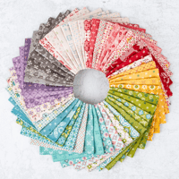 Image 2 of PIECE AND PLENTY FQ Bundle 48 pc  by Lori Holt for Riley Blake Designs