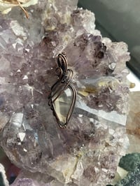 Image 3 of Antique Copper Lemon Topaz Pendant