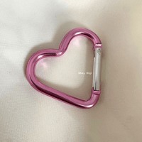 Image 2 of Pink Heart Carabiner