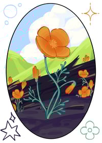 California Poppy Print 