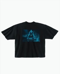 Image 1 of Off Black | Oversized Mockneck Unisex T Shirt | Athleisure Lifestyle  | Blue Triangle 