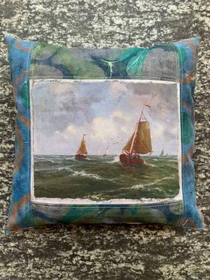 Image of collage pillow - no. 15