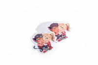 Image 2 of  catradora holographic sticker