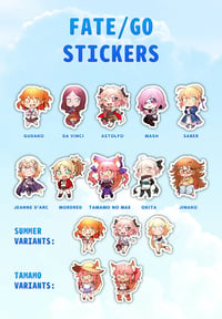  fate/go stickers