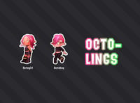  splatoon stickers - octolings