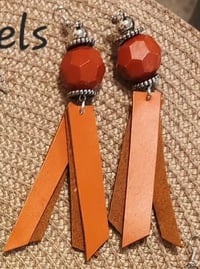 Burnt Orange Tassels