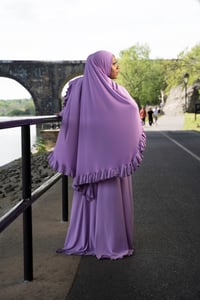 Image 2 of A Line w/ Booshie Ruffle Overhead Khimar