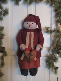 Image 1 of #1.. Olde Miss Alice ~Hanging Snowgirl ~ Heart ~