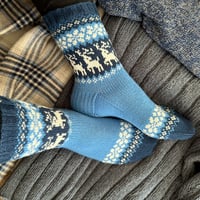 Image 4 of Patron chaussettes Winter deer