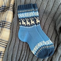 Image 1 of Patron chaussettes Winter deer