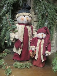 Image 1 of #4.... Olde Miss Kate and Lil Lucy ~ Snowgirls~ 