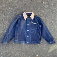Image 1 of 91V Upcycled Denim Jacket