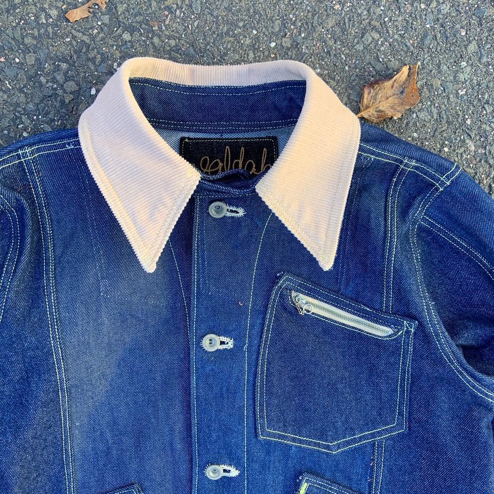 Image of 91V Upcycled Denim Jacket