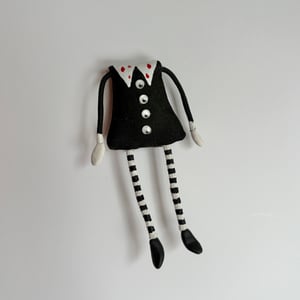 Image of Wednesday Addams' Headless Doll #5 with Eye Buttons