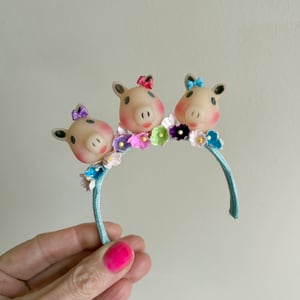 Image of Three Little Pigs Headband for Blythe Dolls LIMITED #2